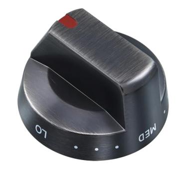 Imagem de atgestore DG64-00473B Peças de substituição de maçanetas de fogão Samsung Range Parts Botão de controle do queimador NX58H5600SG NX58K7850SG Samsung Puxador de fogão fogão queimador de plástico preto