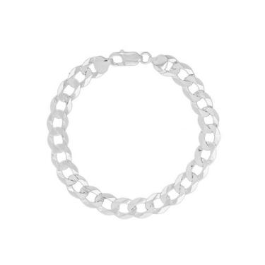 Imagem de Pulseira Italiana Masculina Grumet 8mm Em Prata 925 - DR Joias