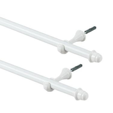 Imagem de Kit Varão Simples para Cortina de 4 Metros Espessura 19mm - Borda Bord