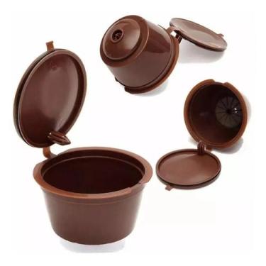 Imagem de Kit 3 Cápsulas Reutilizável Dolce Gusto Recarregável - GROTO STORE