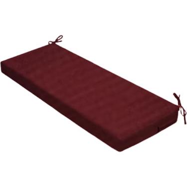 Imagem de Almofada de banco para ambientes externos, à prova d'água, antiderrapante, almofada de sofá resistente ao desbotamento, substituição de espreguiçadeira para sofá de