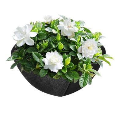 Imagem de Forros de vaso de flores, forro de substituição de tecido | Inserções redondas de substituição de proteção de raízes acessórios de feltro de alta densidade para varanda interna, peitoris de janelas