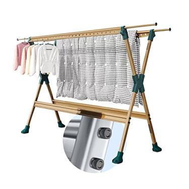 Imagem de Estante retrátil para secar roupas, prateleira dobrável para secar roupas, suporte para lavanderia, economia de espaço, à prova de intempéries, estável, multifunções