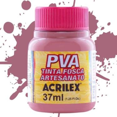 Imagem de Tinta PVA Fosca para Artesanato 37ml Acrilex - Cores Quentes - 03240, 