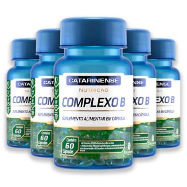 Imagem de Kit 5 Complexo B Catarinense 60 Cápsulas