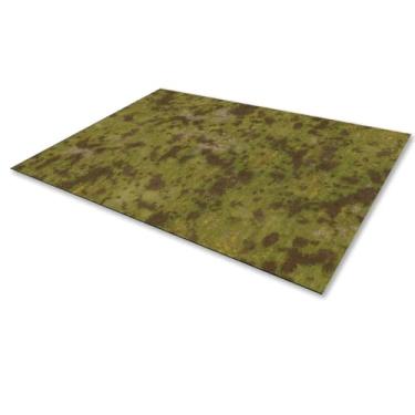 Imagem de Playmat Premium Para Wargame Rpg 180x120 Grid Planície A