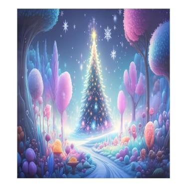 Imagem de SEHANY Capa magnética para lava-louças Merry Christmas, adesivos magnéticos para decoração de Natal para painel de geladeira e lava-louças, decoração de Natal de cozinha doméstica 58 x 66 cm