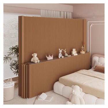 Imagem de Room divider Divisória de ambientes com prateleiras para armazenamento, divisória dobrável de papel, móvel para decoração de escritórios e residências.(6-7MX2M)