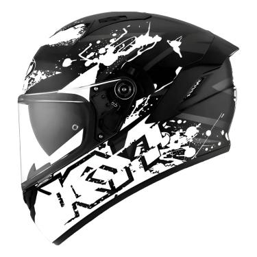 Imagem de Capacete KYT Striker 2V Neutron Preto e Branco