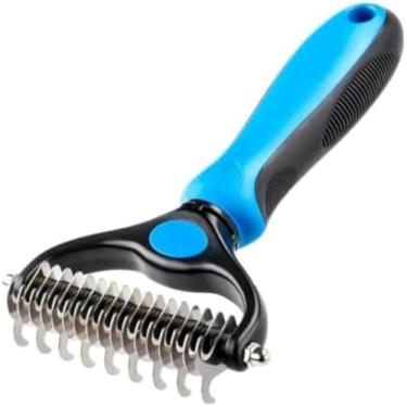 Imagem de Rasqueadeira para pet, remove pelos, pele morta, facil uso, leve e portatil, perfeita