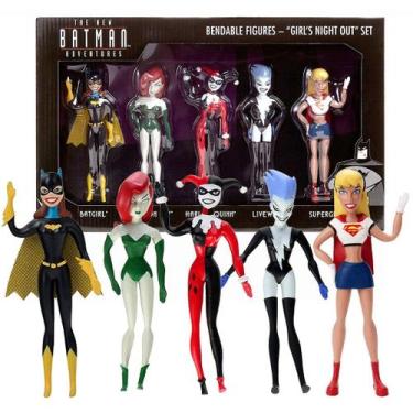 Imagem de 5 Bonecas Batgirl Harley Ivy Supergirl e Livewire NJ Croce - DC Comics