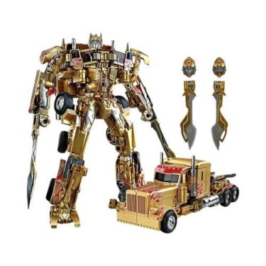 Imagem de Figura De Ação De Brinquedo De Caminhão Robô Alloy Optimus Prime Bumbl