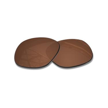 Imagem de Lentes de substituição masculinas SmartVLT para óculos de sol Oakley Garage Rock OO9175 - Mais opções, Amber Brown, One Size