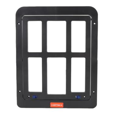 Imagem de Porta de tela para cães de plástico Fácil acesso Ventilação aprimorada Porta de tela multifuncional para animais de estimação para gatos Cães Material resistente Design com