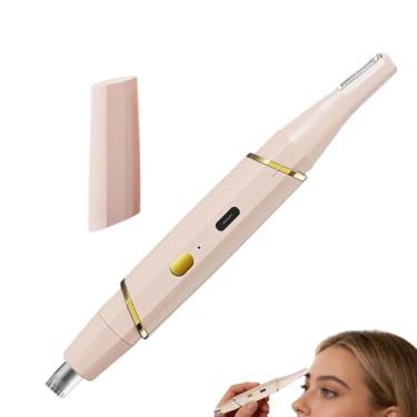 Imagem de Aparelho de Aparar Sobrancelhas,Ferramenta De Cuidados Segura Com Carregamento Por USB,Cortador De Pelos Do Nariz Elétrico Com Duas Cabeças | Para Homens, Família, Casa, Viagens, Barba E Cuidados