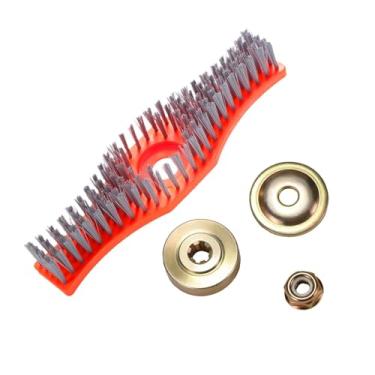 Imagem de Ｂｅｓｇａ Cabeça de escova para cortador de grama, cabeça de vassoura eficiente, escova de limpeza prática de reposição, acessórios para ferramentas de jardim, Style a