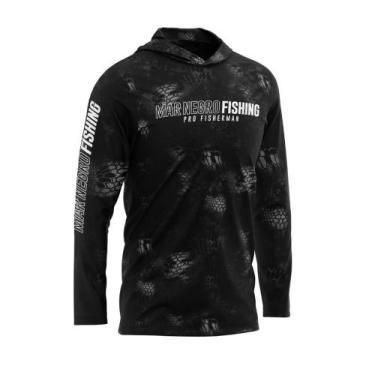 Imagem de Camiseta Capuz Proteção Solar 50+UV G1 G2 G3 Pesca Camuflada C/Luva - 