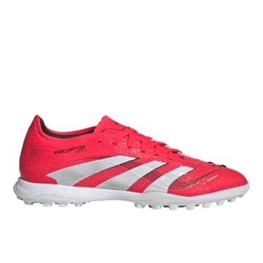 Imagem de adidas Tênis unissex Pro Turf, Vermelho lúcido, branco/preto, 37 BR