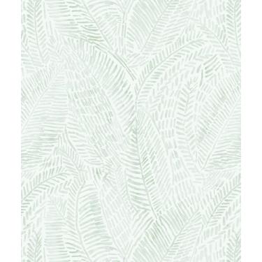 Imagem de Safiyya Papel de parede verde descasque e cole papel de parede autoadesivo removível para quarto, banheiro, papel de contato moderno para armários e paredes, rolos de vinil 78,7 x 43,9 cm