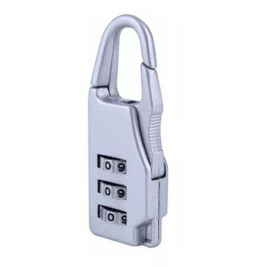 Imagem de Cadeado Com Segredo Segurança Mala De Viagem Mochila Bolsa