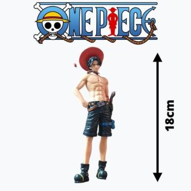Imagem de Boneco One Piece - Portgas D Ace - Action Figure 18cm