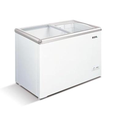 Imagem de Freezer e Conservador Expositor Horizontal Eos 450 Litros Eco Gelo Dupla Ação com Tampa de Vidro Eeh500xx 220v