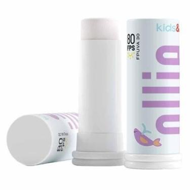 Imagem de Protetor Solar Infantil em Bastão Mineral Ollie FPS 80 FPUVA 30 15g-Unissex