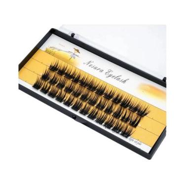 Imagem de Cílios Postiços Individuais 3D De Visom Russo 40D 30D Naturais Feitos 