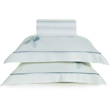 Imagem de Jogo de Cama Karsten Aster 300 Fios Egy 4 Peças Queen Branco