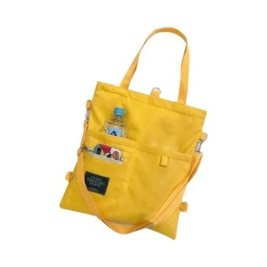 Imagem de Mulheres lona crossbody bolsa feminina shopper moda simples ombro saco