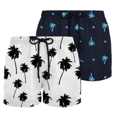 Imagem de Kit 2 Shorts Masculinos Plus Size Tactel Leve Treino Academia Caminhada Verão Conforto-Masculino