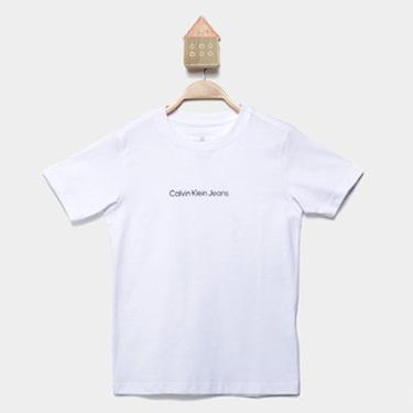 Imagem de Camiseta Infantil Calvin Klein Logo Centralizado Menino-Masculino