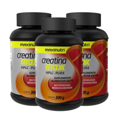 Imagem de Kit 3 Creatina MXN Pura Pó 300g Maxinutri