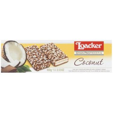 Imagem de Biscoito Wafer Patisserie Coconut LOACKER 100g, 1, Coco
