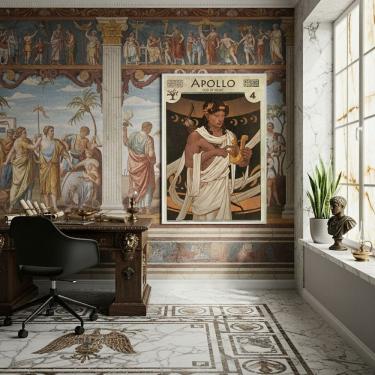 Imagem de Quadro Apollo Filho de Zeus e Irmão de Artemis - 70x50cm