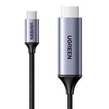 Imagem de Cabo de Alta Qualidade Usb-C para Hdmi Fêmea Ugreen 4K60hz 1,5 Metros Preto