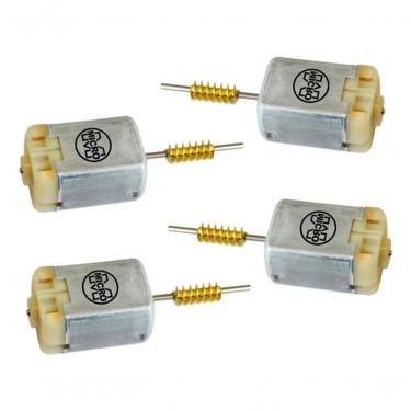 Imagem de Kit Micro Motor de Trava Elétrica para 4 Fechaduras em Gol Voyage G5 G6 Fox Saveiro Spacefox Compatível com Volkswagen