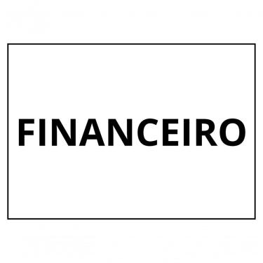 Imagem de Placa de Sinalização 1-2 Oficio Financeiro [F031] para Identificação de Ambientes em MDF Gravado a Laser Natural