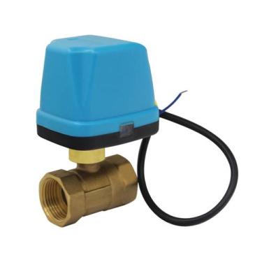 Imagem de Válvula De Bola Elétrica De Latão DN15-50 AC220V DC12V-24V Válvula Sol