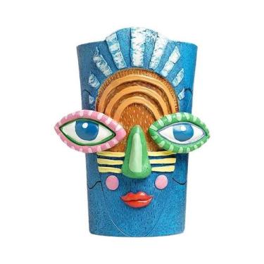 Imagem de Vaso De Planta Em Forma De Rosto Abstrato Para Plantas Internas E Exte