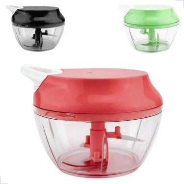 Imagem de Processador De Alimentos Triturador 3 Lâminas Manual - CLINK, Vermelho