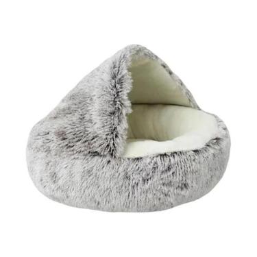 Imagem de Cama Para Gatos De Pelúcia Macia Para Outono/Inverno, Ninho Aconchegan