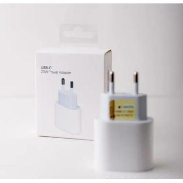 Imagem de Carregador UsbC 20W Turbo Compativel iPhone11,12,13,14,15 Novo Lacrado