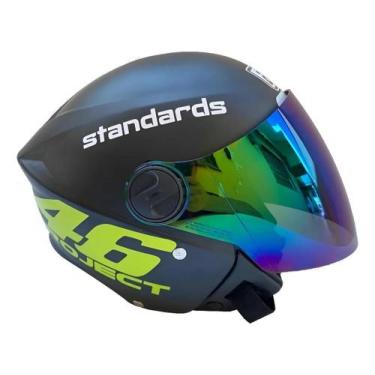 Imagem de Capacete Liberty New 3 Personalizado Project 46 Vr Camaleão - Tork, 58