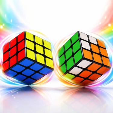 Imagem de Kit 2 Cubo Magico Jogo Infantil Caixa Brinquedo Pedagogico - 99 Toys