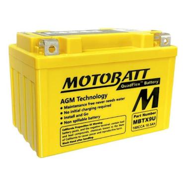 Imagem de Bateria Motobatt Mbtx9u Ytz14s Yamaha Xvs950 Midnight Star