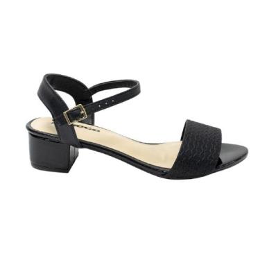 Imagem de Sandália moleca 5259.805, Preto, 36