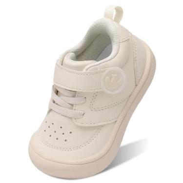 Imagem de Sapatos de caminhada para bebês FEETCITY Wide, antiderrapante, berço, 