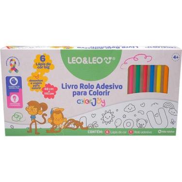 Imagem de Livro de Colorir Color JOY Rolo Adesivo Educati - Leonora