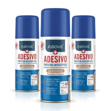 Imagem de Kit com 3un Adesivo Protetor Antisséptico Above